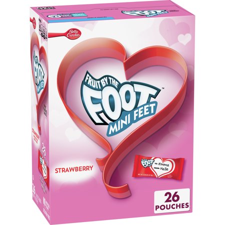 Valentines Fruit by the Foot Mini Feet, 26 ct, 0.4 oz