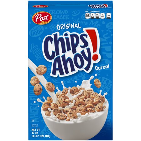 Post Chips Ahoy! Breakfast Cereal, 17oz box