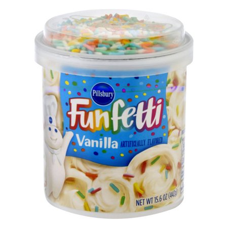 Pillsbury Funfetti Vanilla Frosting 15.6 oz