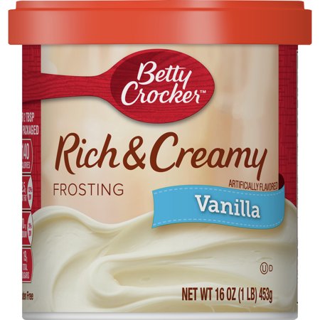 Betty Crocker Rich and Creamy Vanilla Frosting, 16 oz