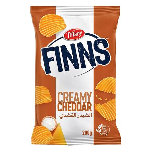 Finns Chips Creamy Cheddar 200Gm