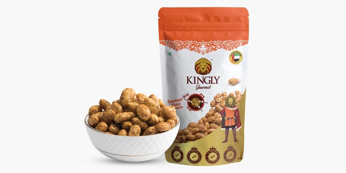 Kingly Gourmet Tandoor Tikka Peanut 50Gm