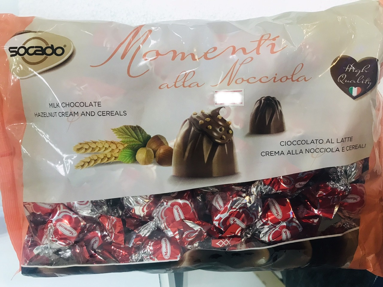 SOCADO MOMENTI HAZELNUT