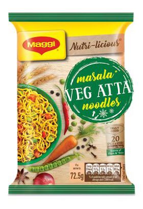 Maggi 2 min Nutri-licious Atta Masala Noodles 70 gm