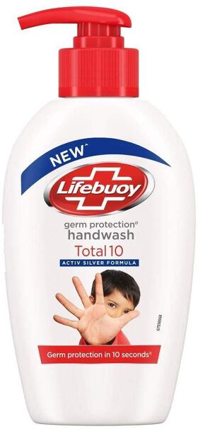 Lifebuoy Hand Wash Total 10 190 ml+185 ml Pouch FREE