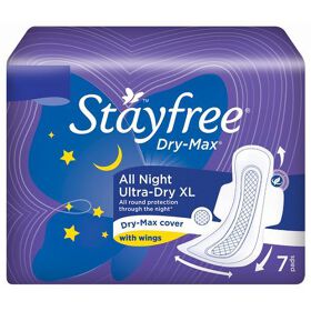 Stayfree Drymax All Night Ultra Dry XL 6 packs