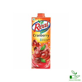 Real Fruit Power Cranberry Juice 1 L
