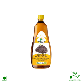 24 Mantra Organic Mustard Oil, 1L bottle