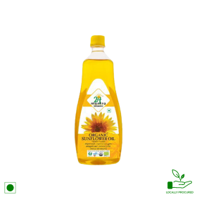 24 Mantra Organic Sunflower Oil, 1L bottle