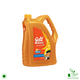 Gold Winner Refined Sunflower Oil, 5L Can