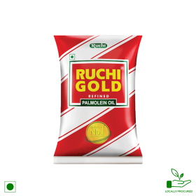 Ruchi Gold Palm Oil, 1L Pouch