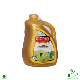 Rizolo Rice Bran Oil, 5L Can