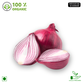 Organic Onion/ Neerulli, 500 gm