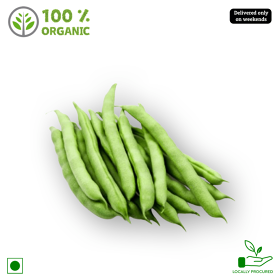 Organic French / Ring Beans / Beans, 500 gm