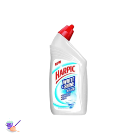 Harpic White & Shine Disinfectant Toilet Cleaner Bleach, 500 ml