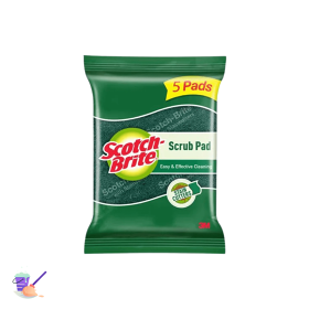 Scotch brite Scrub Pad, Scrubber for Utensil Cleaning, Large Super Saver, 3 pcs