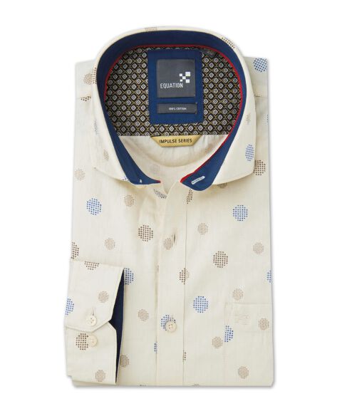 Printed cotton party wear shirt