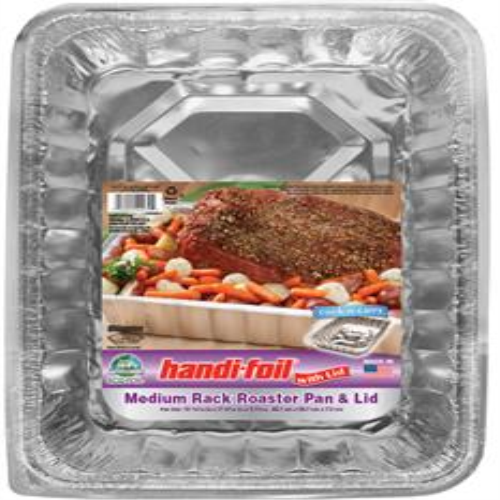 Eco Foil Medium Roaster Pan (Aluminio Horno)   3ct