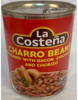 La Costena Charros Beans  12/19.7oz