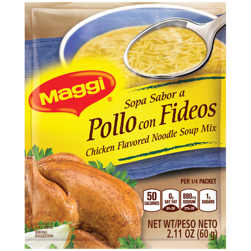 Maggi Chicken Fideo Intant Soup  24/2.11oz