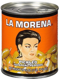 La Morena Whole Jalapeno  12/28oz