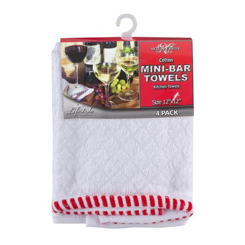 RC Mini Bar Towels (Tela) Kitchen    1/4Pack