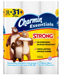 Charmin Essentials Bath Tissue   4 12CT