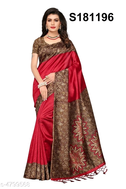 Parinaaz Fancy Mysore Silk Printed Saree
