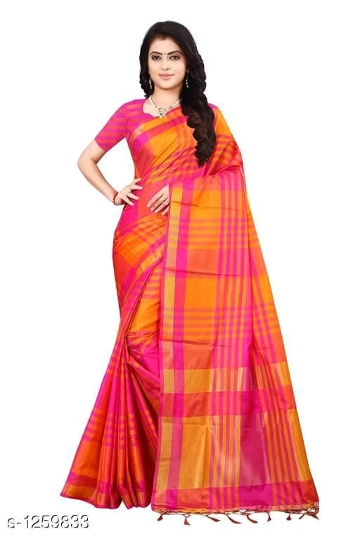 Attractive  Litchi Silk  Saree