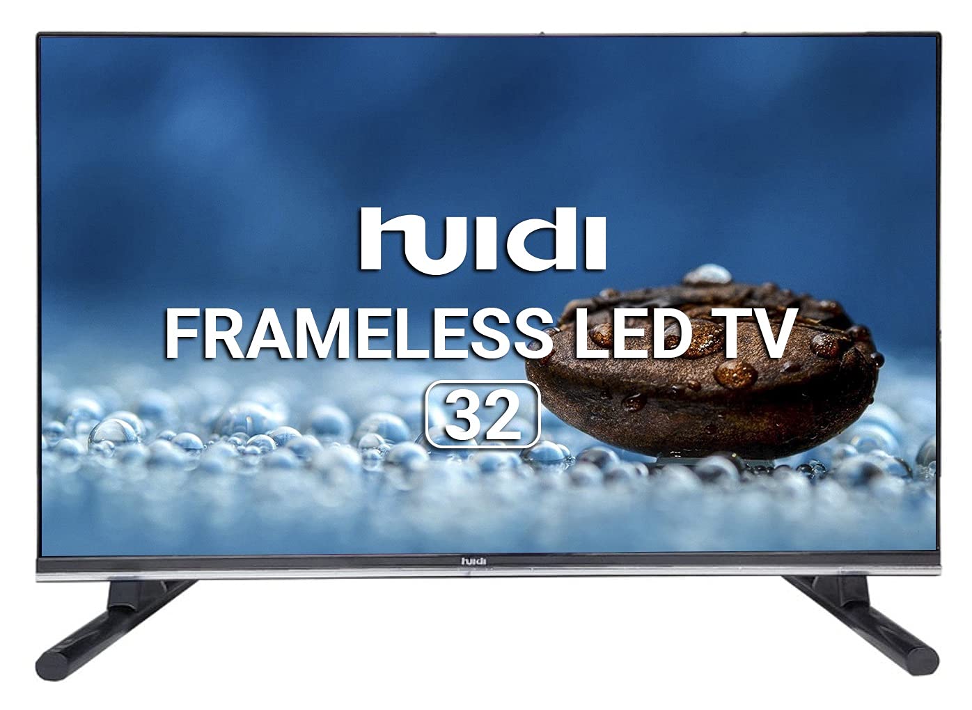 Huidi 80 cm (32 Inches) HD Ready LED TV HD6FN (Black) (2021 Model) | Frameless Display