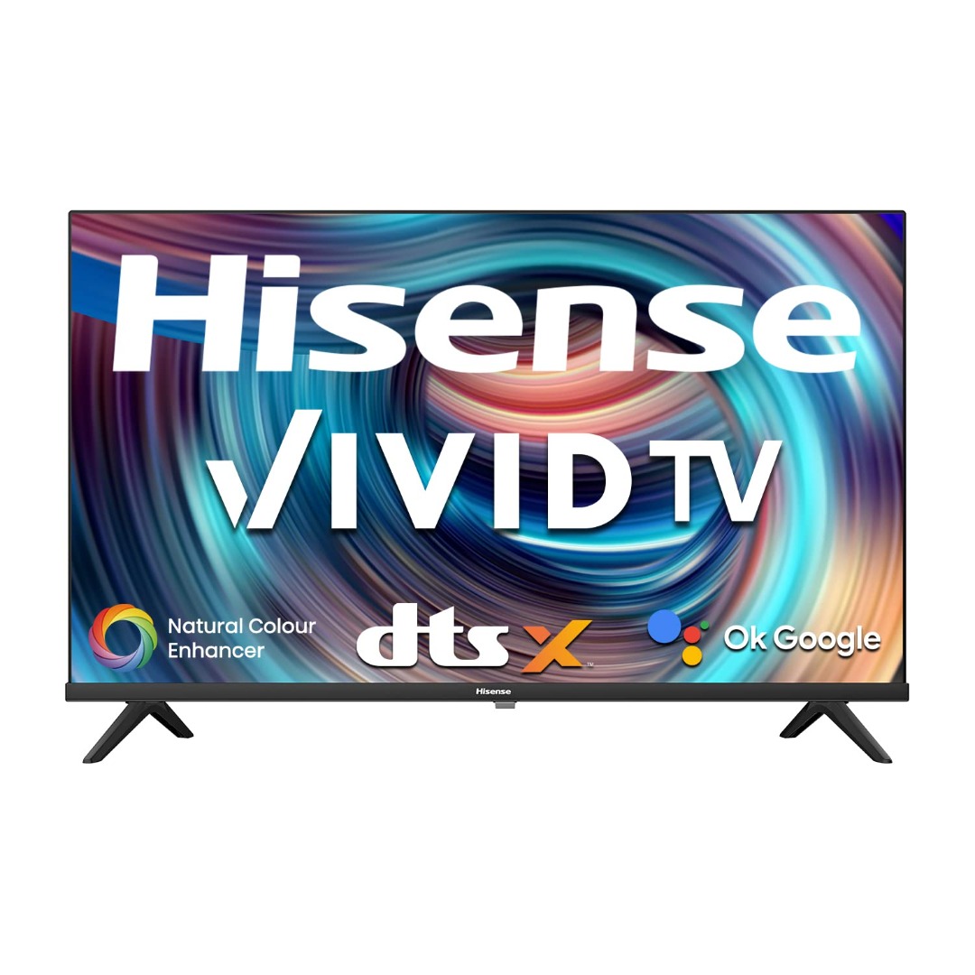Hisense 80 cm (32 inches) HD Ready Smart Certified Android LED TV 32E4G (Black) (2022 Model) | With Android 11
