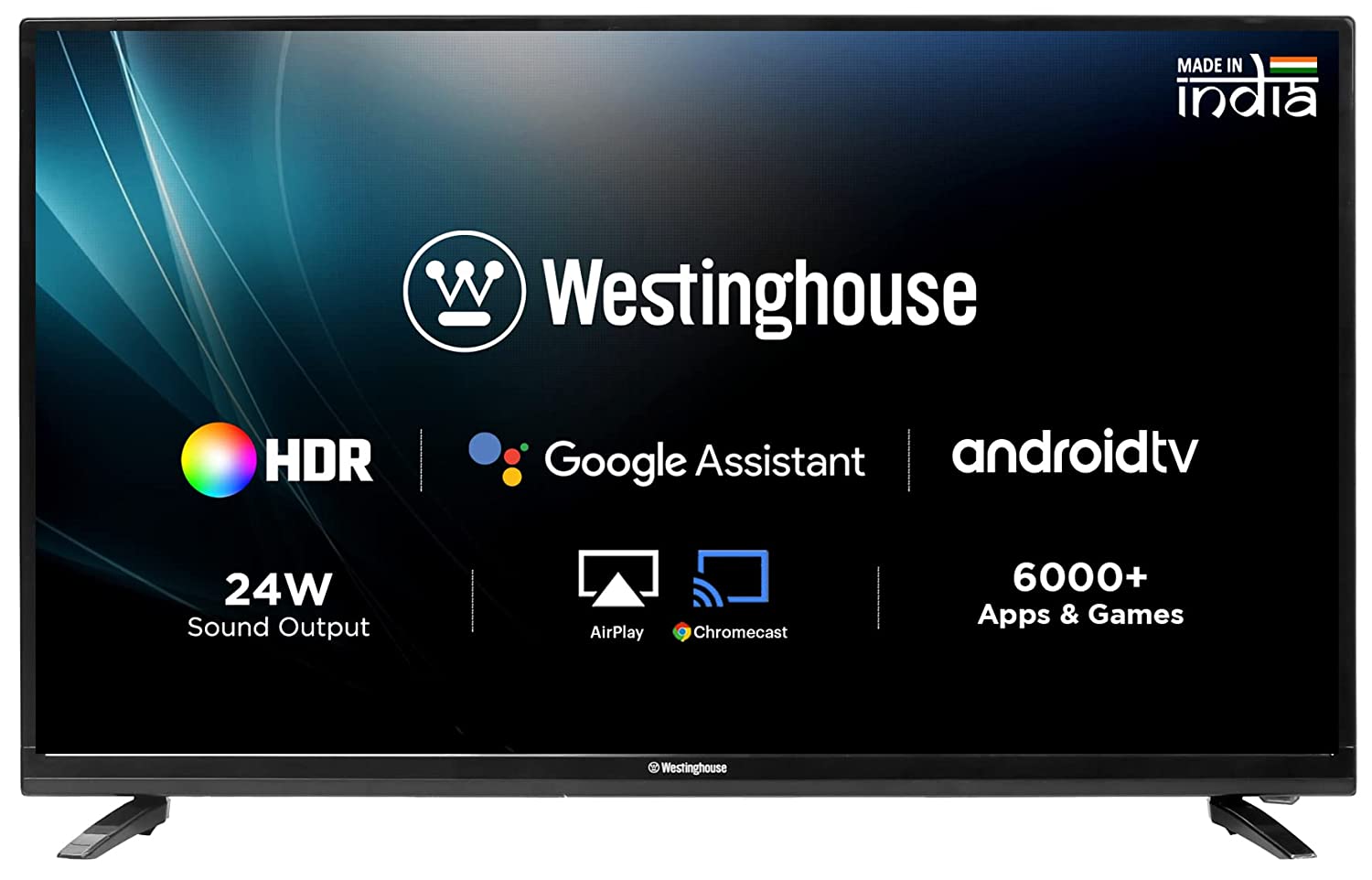 Westinghouse 98 cm (40 Inches) Full HD Smart Certified Android LED TV WH40SP50 (Black)