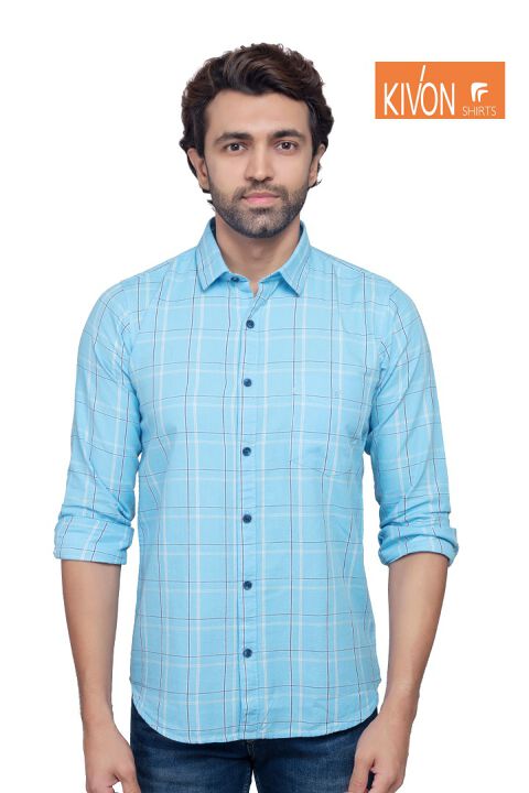 Kivon Slim Fit Full Sleeve Casual Shirt