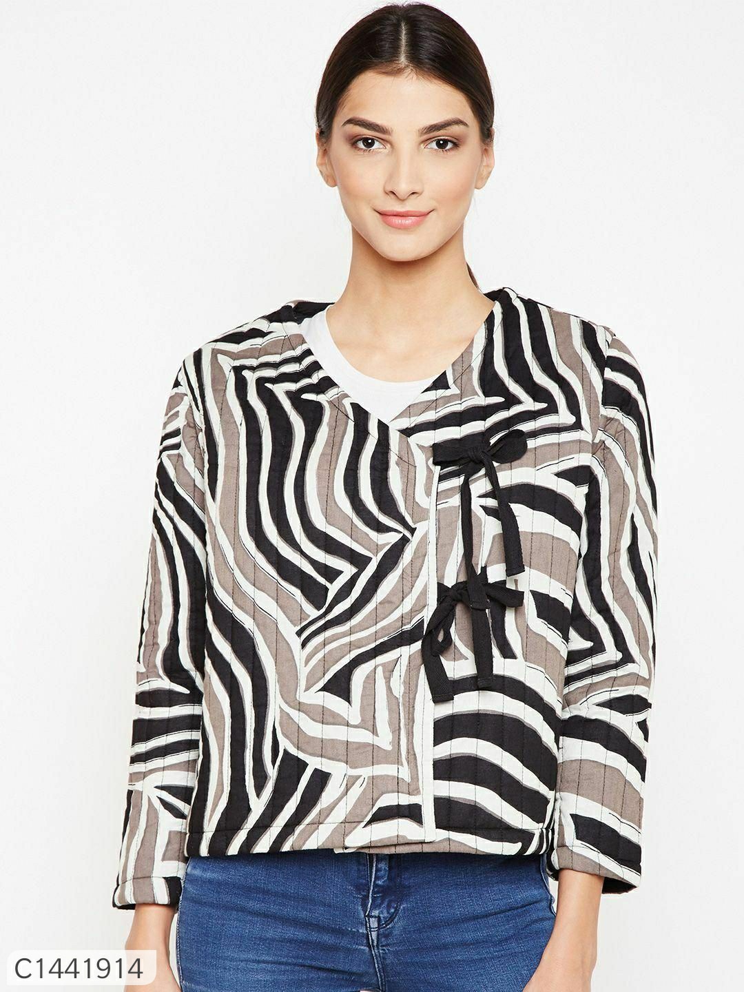 Women's Cotton Printed Jacket