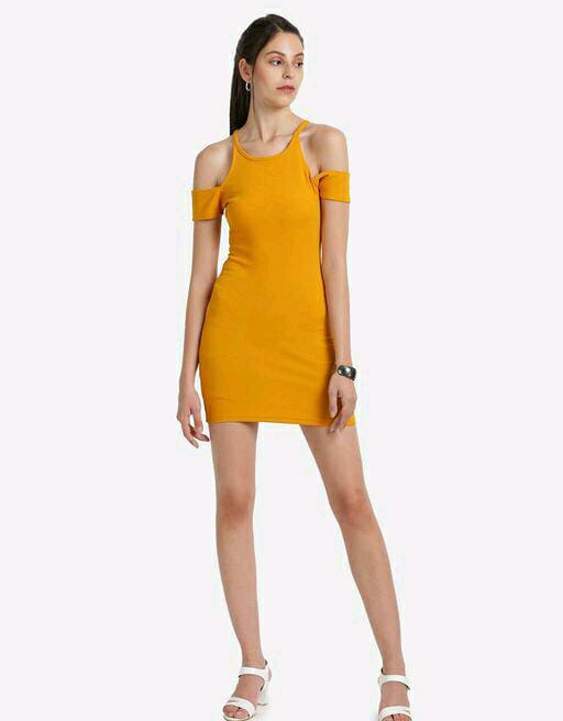 OFF SHOULDER BODYCON DRESS  