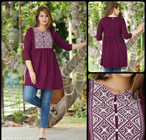Women's and Girl's Rayon Top & Tunics