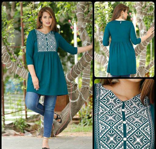 Women's and Girl's Rayon Top & Tunics