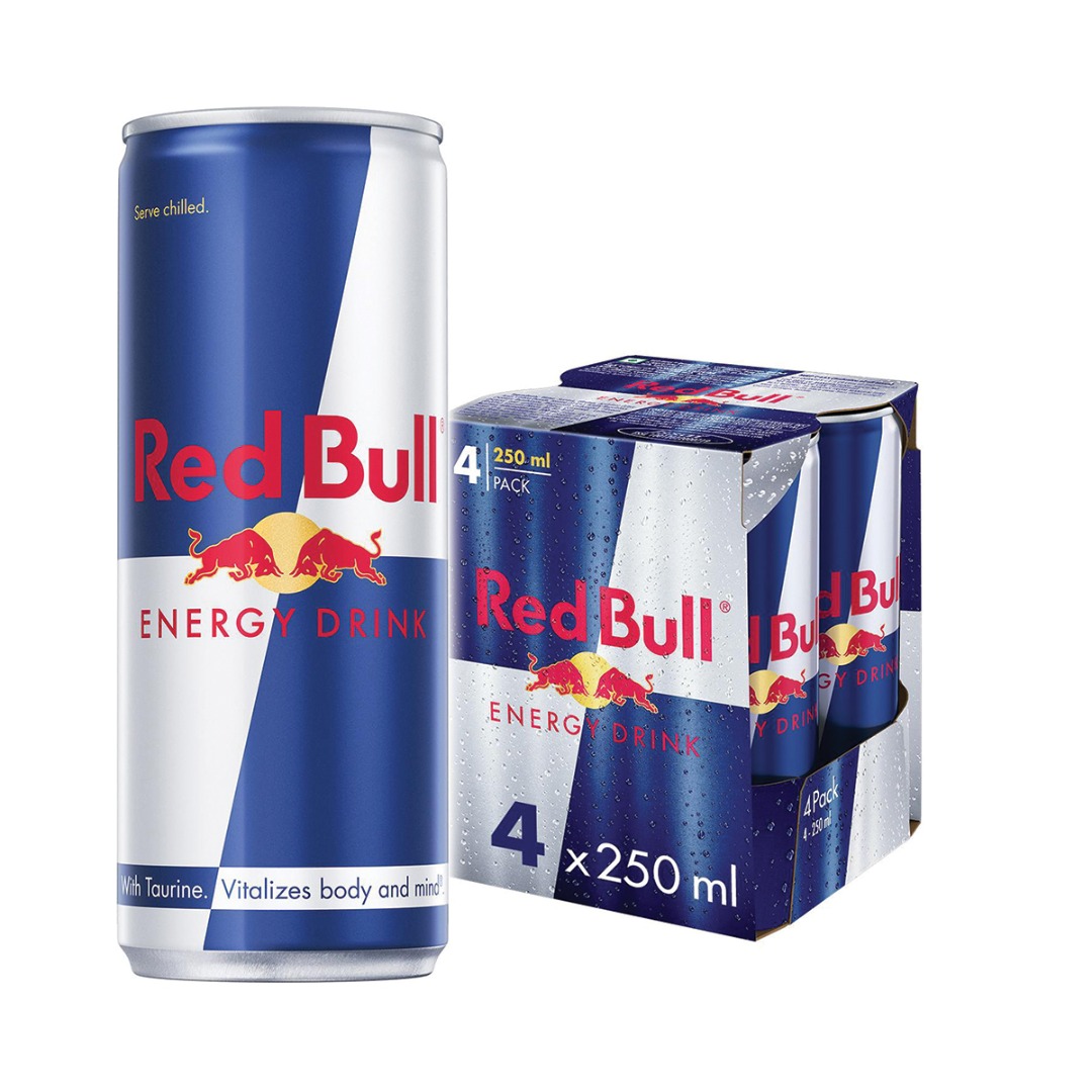 RED BULL ENERGY DRINK 250 ML PK4