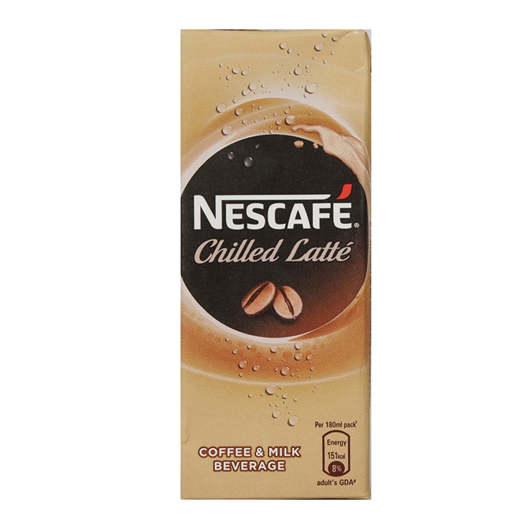 NESCAFE READY TO DRINK LATTE COFFEE TETRA PACK 180 ML