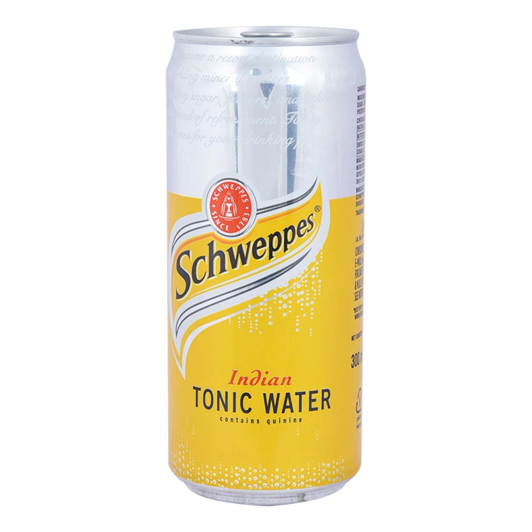 SCHWEPPES TONIC WATER CAN 300 ML PK24