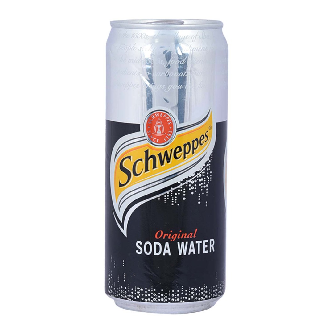 SCHWEPPES SODA WATER CAN 300 ML PK24