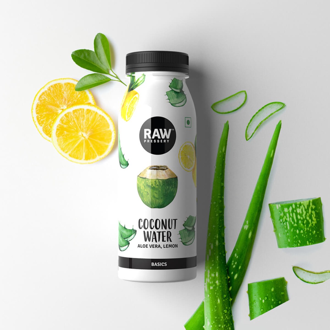 RAW PRESSERY COCONUT WATER ALOE LEMON AMBIENT