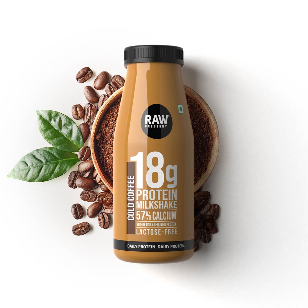 RAW PRESSERY PROTEIN MILKSHAKE - COLD COFFEE - 200 ML