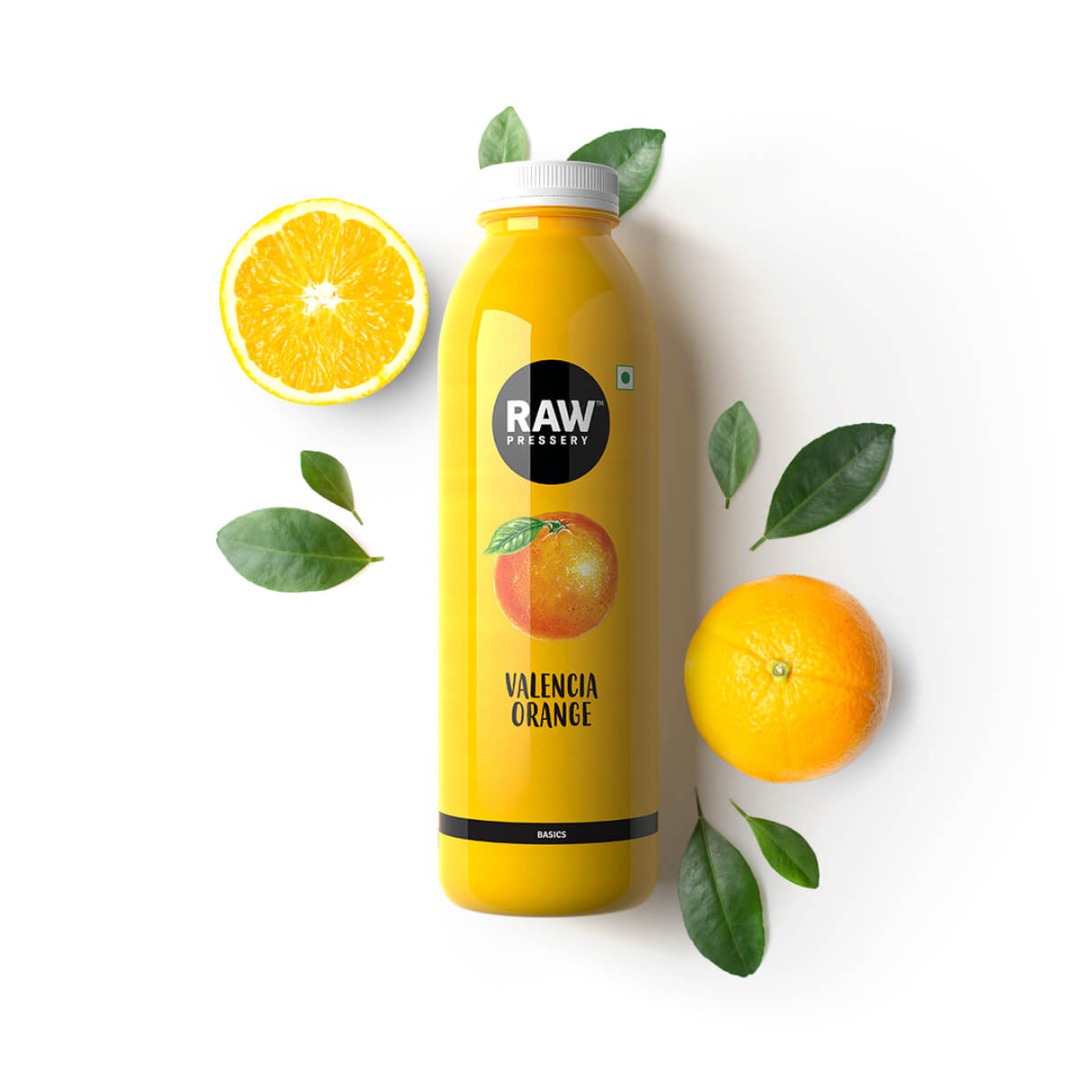 RAW PRESSERY VALENCIA ORANGE 1000 ML 