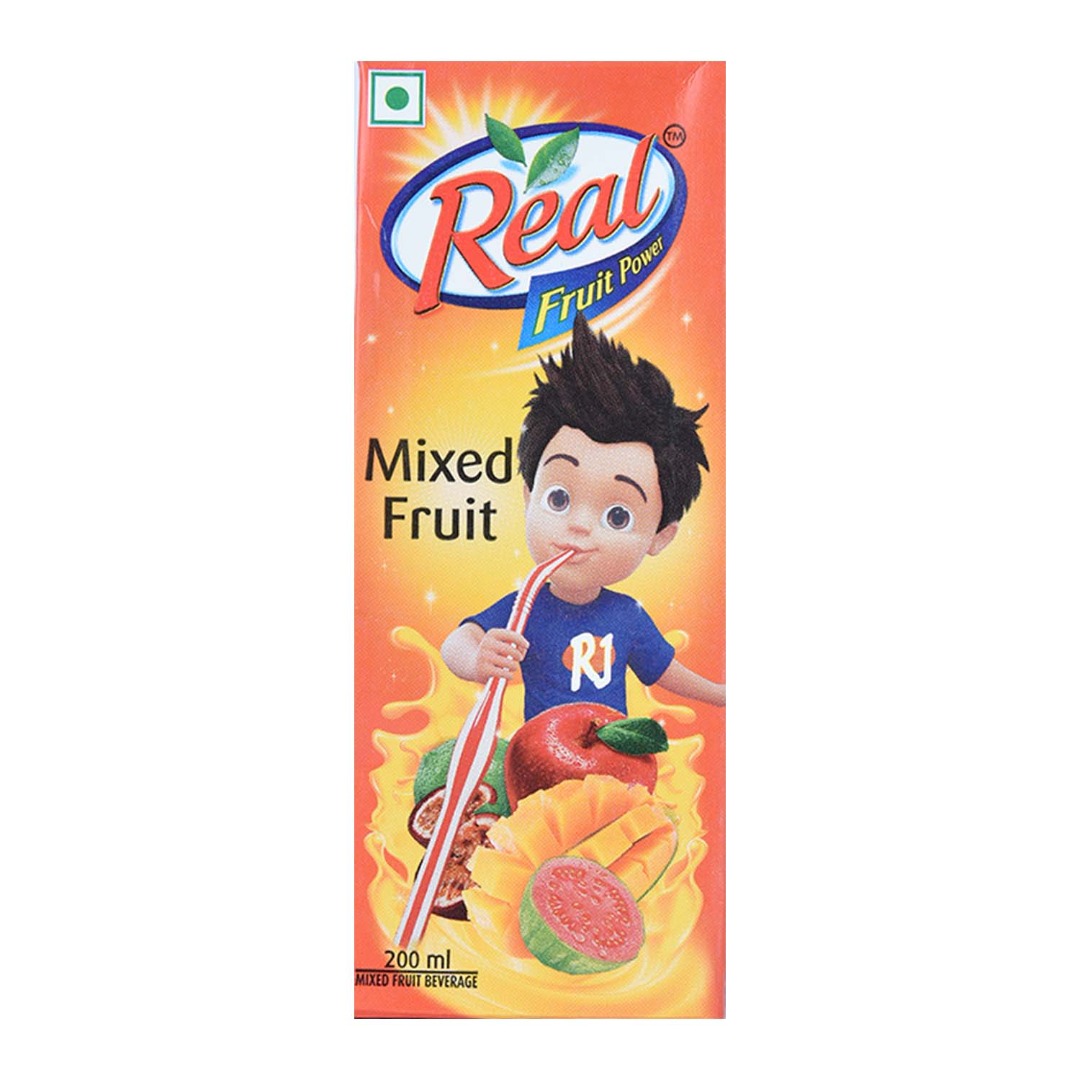 REAL MIXED FRUIT JUICE 180 ML PK30