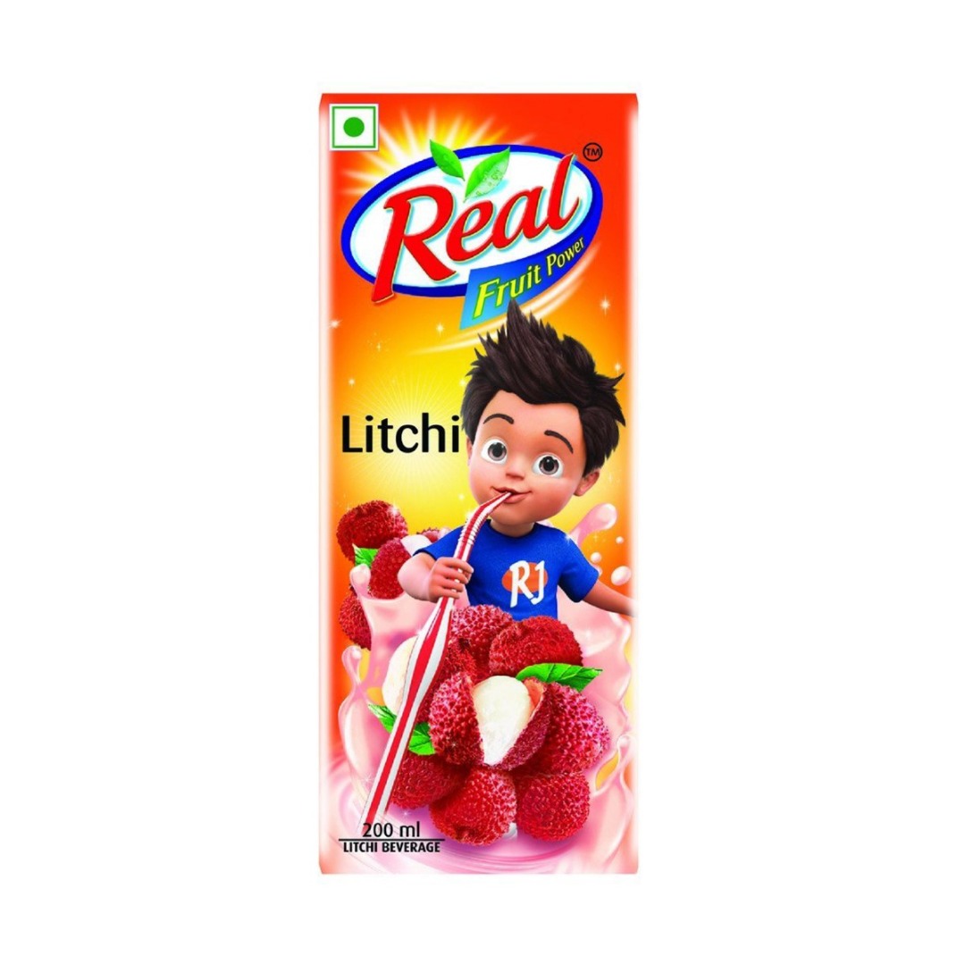 REAL LITCHI JUICE 180 ML PK30