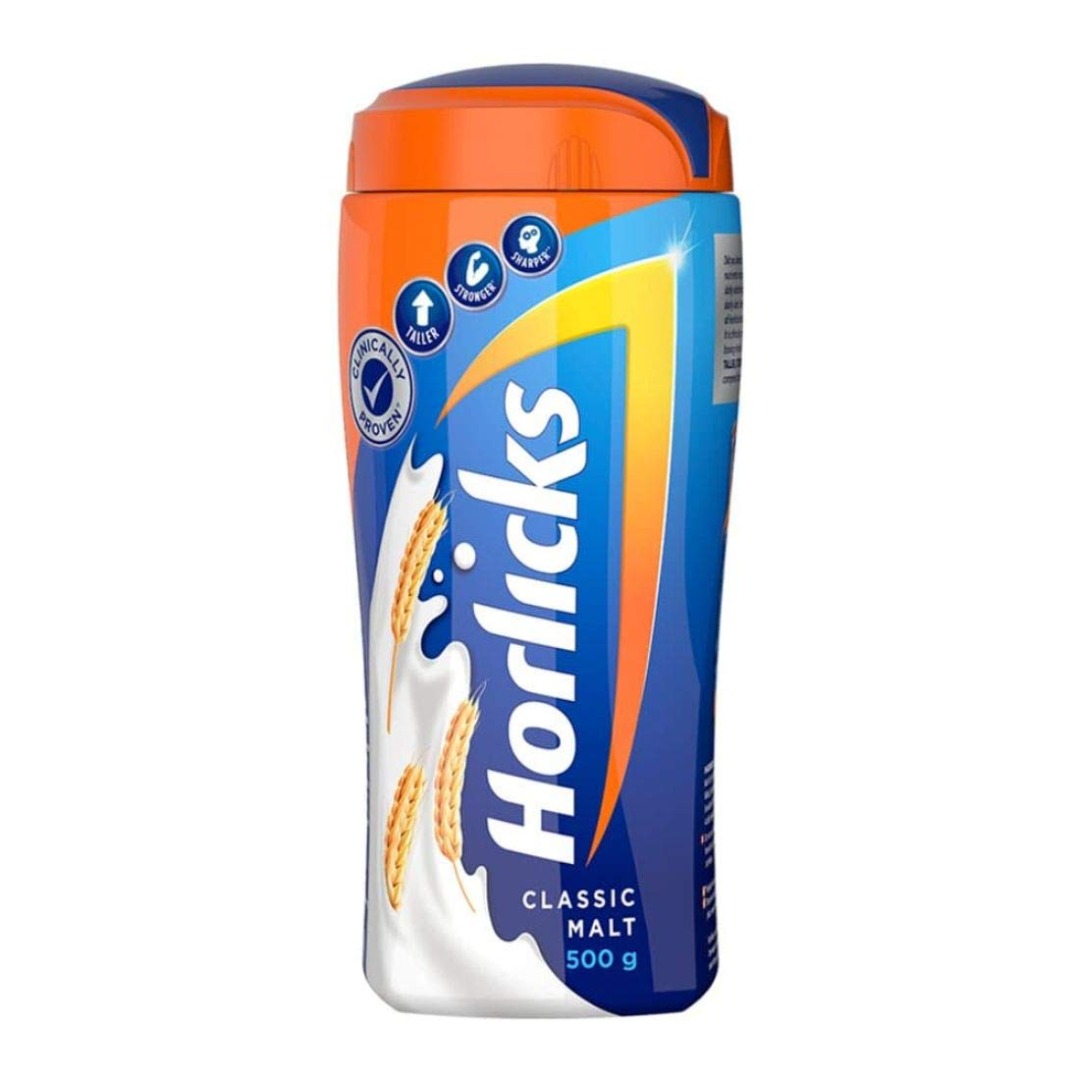 HORLICKS CLASSIC MALT JAR 500 G