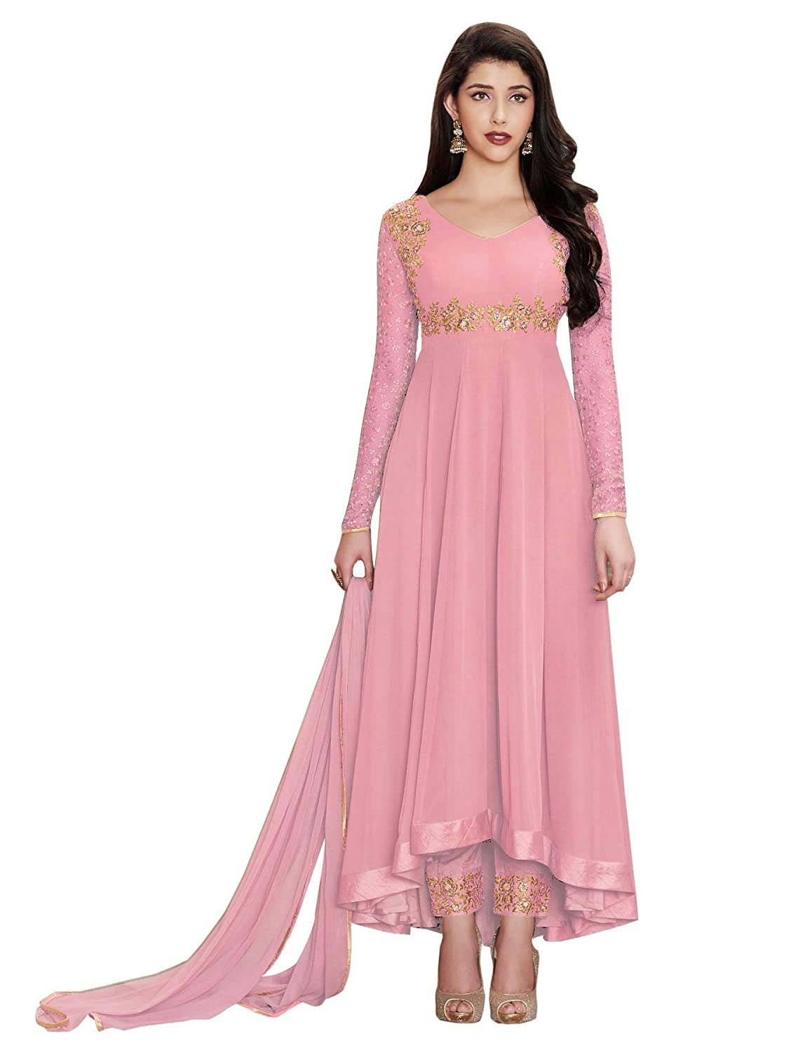 Divine International Trading CoWomen's Georgette Salwar Suit