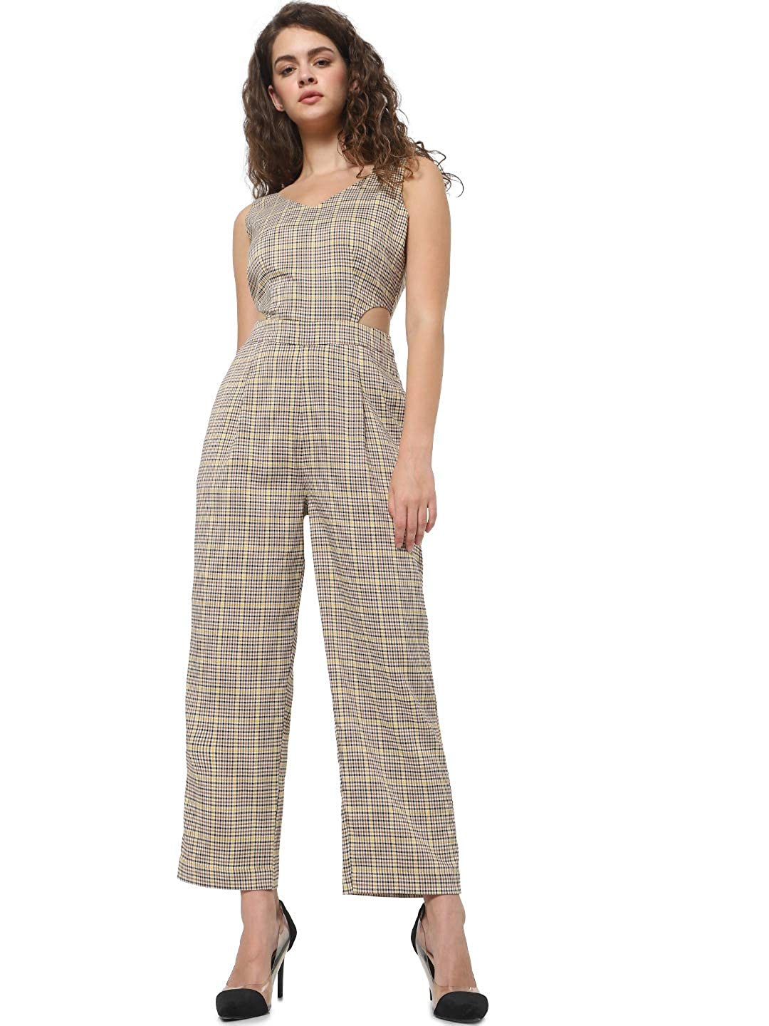 ONLY Women's Synthetic Jumpsuit (15211967_Cloud Dancer_XS (34))