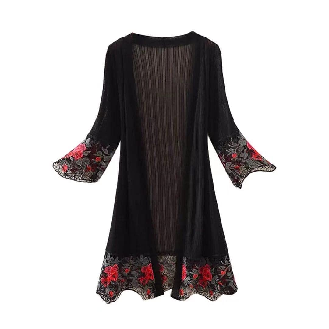 SG VOGUE Shrug - Embroidered Designer Shrug - Latest Stylish Collection of Women Shrugs- Fancy Embroidered Long Shrug Free Size